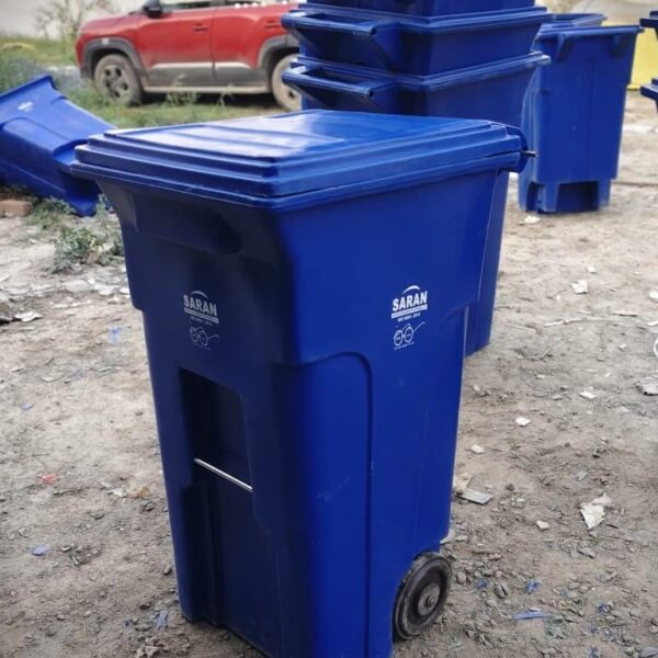 Saran 240 Liter Wheel Dustbin