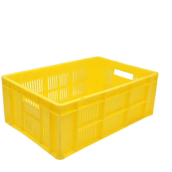 SARAN Plastic Storage Crate for Multipurpose | Industrial Plastic Crate | Storage Box | 60x40x22Cm (Pack of 1)